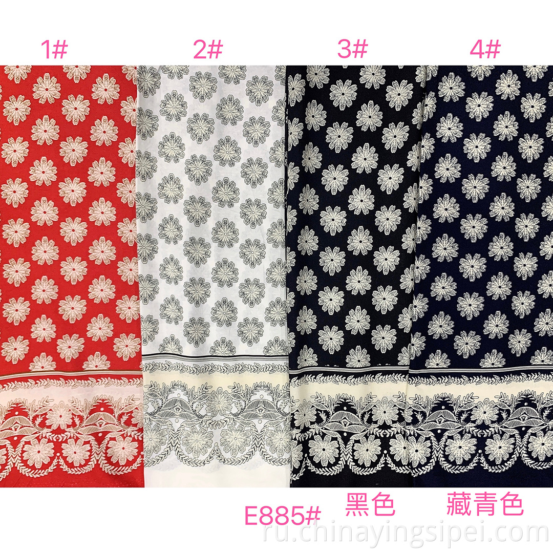 Новый дизайн Большое количество печатной ткани 100% цветочной ткани для леди для леди